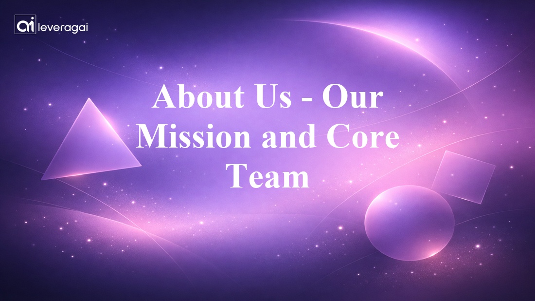 About Us - Our Mission and Core Team Banner