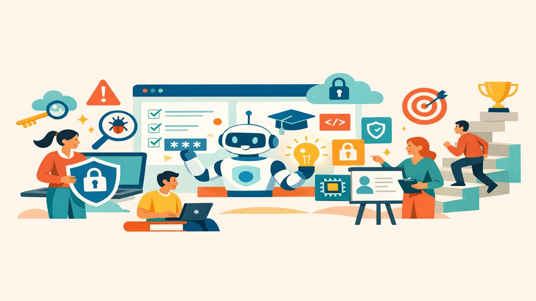 How to Build a Cybersecurity Training Program Using an AI Course Generator Banner