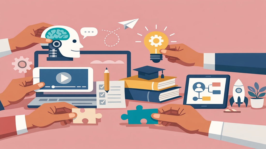 How to Create an Online Course with AI: A Beginner's Step-by-Step Guide Banner