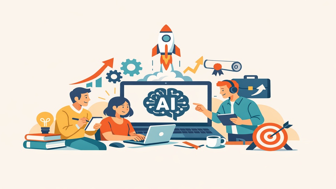 From Zero to Hired: How One Career Switcher Used AI-Generated Courses to Upskill in 6 Weeks Banner