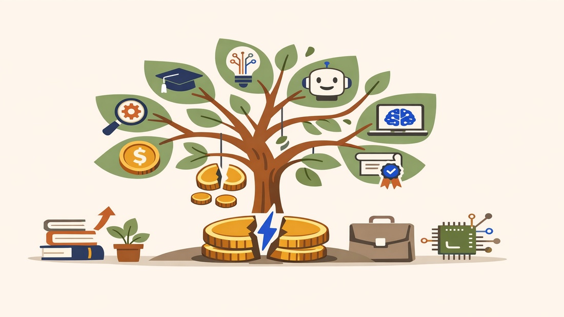 Upskilling That Pays for Itself — How AI Courses Cut Training Costs in Half Banner